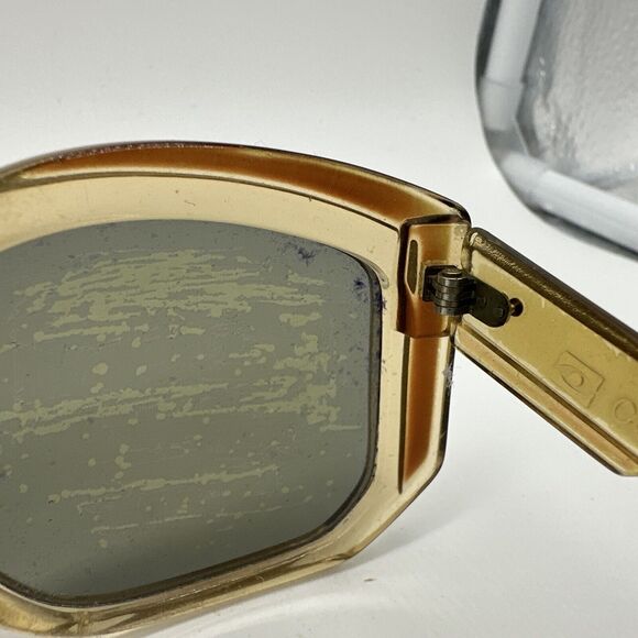 Cool Ray 137 Oversized Retro Fun Sunglasses 1960s Vtg Tawny Brown Plastic READ - Picture 6 of 9